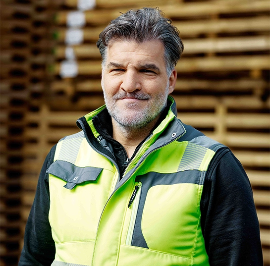 Thomas Siempelkamp, Mitarbeiter der Roeren Holzdienstleistungs GmbH, Porträtfoto